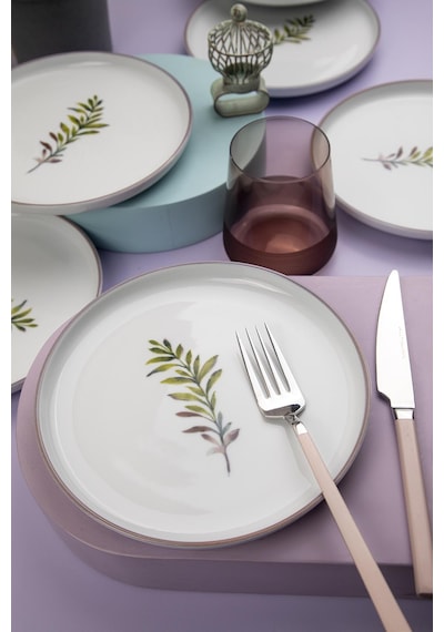 Kütahya Porselen Moderna 6 Kişilik 19 Cm Pasta Takımı Comfort