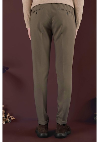 Efor P 1130 Slim Fit Bej Spor Pantolon Bej