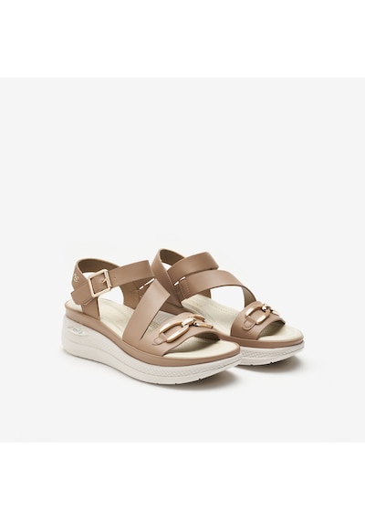 Sand Beige Sandalet Kadın 306081dm Donna Serena T. 6081dm Bej