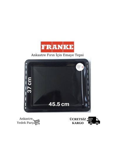 Franke Ankastre Fırın Için Uyumlu Ekonomik Emaye Tepsi 45.5X37 - 421195069