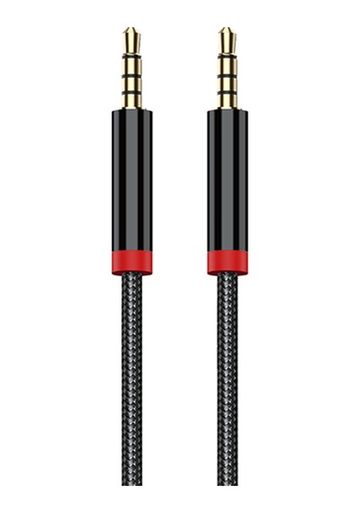 Lexroo Au-707 Örgü Tasarımlı Aux Audio Kablo 3.5mm 1m - Beyaz