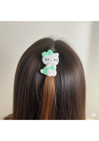 Hello Kitty Figürlü Sevimli Saç Tokası 1 Adet Gönderim 10493 Renk Seçimi Için Mesaj Atınız Çok Renkli