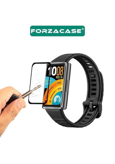 Forzacase Huawei Band 11 Pro İle Uyumlu Çerçeveli Tam Kaplayan 3d Pet Ekran Koruyucu Film - Fc016