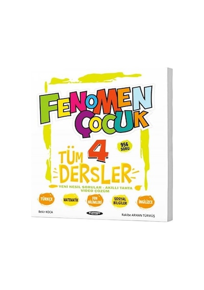 Fenomen Çocuk 4. Sınıf Tüm Dersler Soru Bankası