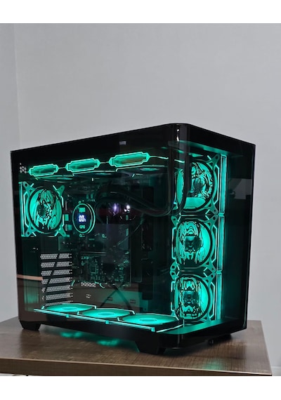 Anime Karakterli 7 Argb Fanlı 750w 80+ Powerlı Siyah Akvaryum Kasa