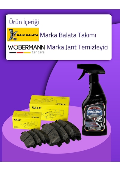 Vw Golf 7 2013-2019 Kale Ön ve Arka Fren Balatası