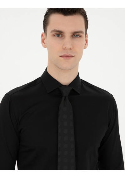 Pierre Cardin Erkek Siyah Gömlek Basic 50286402-vr046 Siyah