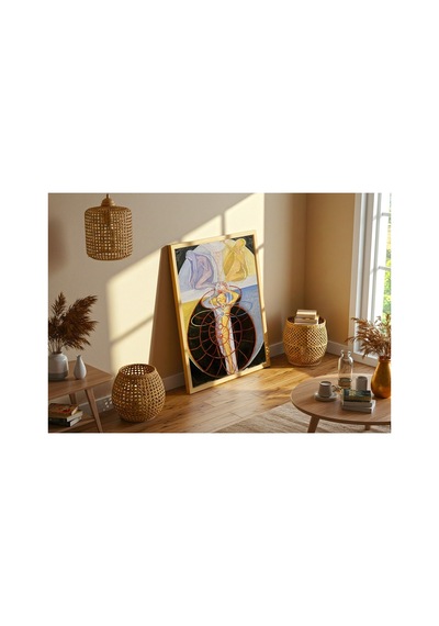 Hilma Af Klint Us Serisi No.1 Çerçevesiz Poster 30x42 Cm A3 Tablo Soyut Sanat Duvar Dekoru