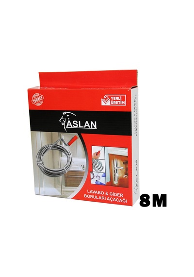 8mt Susta Spral Lavabo - Gider Açar 2 Açık Bej