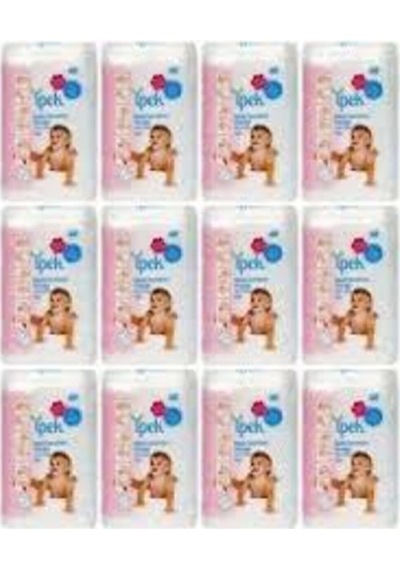 Bebek Temizleme Pamuğu 60 Adet X 12 Paket