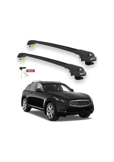Turtle Infiniti Fx S51 2008-2017 Ara Atkı Air1 Siyah