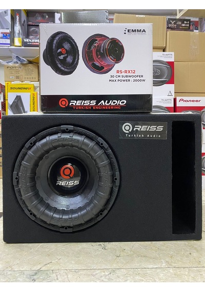 Reıss Audıo Rs-rx12 30cm Özel Spl Kabinli Bass 600rms Çift Bobin