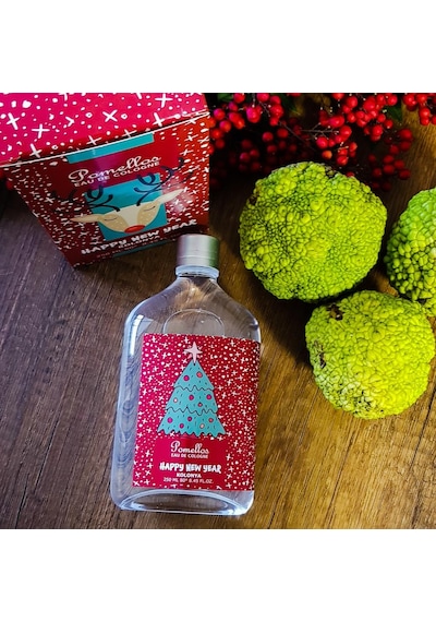 Pomellos Happy New Year Cam Şişe Kolonya 80 Derece 250 ML