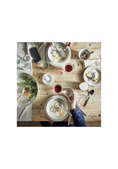 Ikea Sandskädda Çukur Tabak Seti 21 Cm 4'lü Açık Gri - Bej