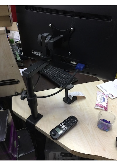 Masa Üstü Tipi Askı Aparatı 10" 27" Bilgisayar Monitör Için