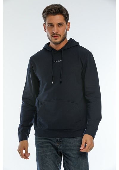 Süperlife Kapşonlu Brooklyn Erkek Sweat Spr22Sw161
