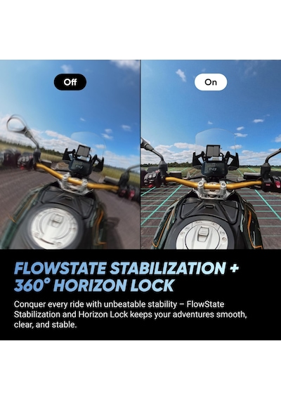 Insta360 X4 Motorrad Edition Aksiyon Kamerası, 360 8k Su Geçirmez Aksiyon Kamerası, 4k Geniş Açılı Video, Görünmez Selfie Çubuğu Efekti, Çıkarılabilir Lens Kapakları, 135 Dakika Pil Ömrü