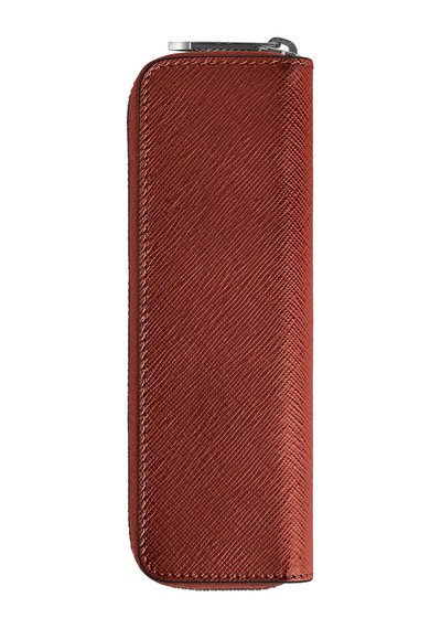 Montblanc Sartorial Deri Fermuarlı1li Kalemlik 223091 Kırmızı