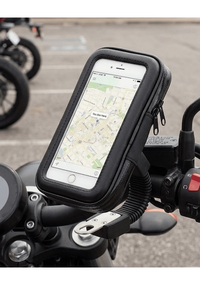 Su Geçirmez Motosiklet Scooter Telefon Standı Dokunmatik Ekranlı