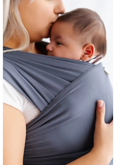 Tinytrek Pamuklu Esnek Wrap Sling- Bebek Taşıma Şalı-bebeklere Uygun Premium Kumaş