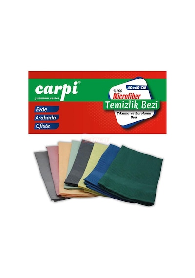 Mikrofiber Temizlik Bezi Kareli 40 60 Ebat
