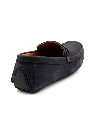Bambi Lacivert Hakiki Deri Erkek Loafer Ayakkabı E01547007801 Lacivert