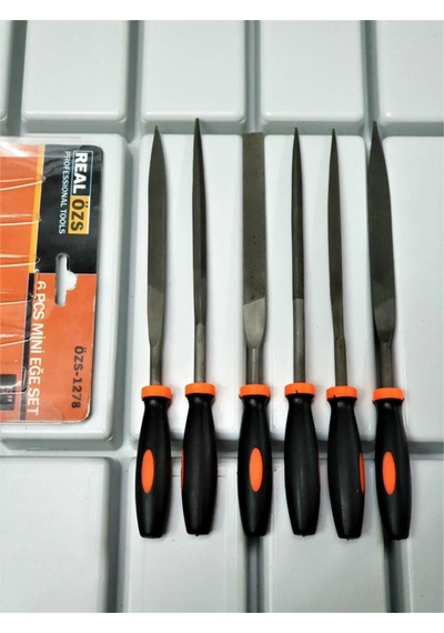 6 Parça Mini Eğe Seti 18 Cm Eye Seti Mini Eye Seti 6 Parça Hobi Seti Törpü Eğe Kaliteli