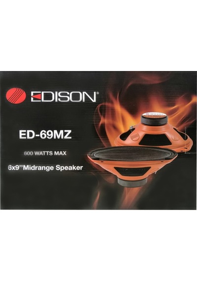 Edison ed-69mz Midrange Oval 6x9 600W RMS 100W kapaklı 2 adet