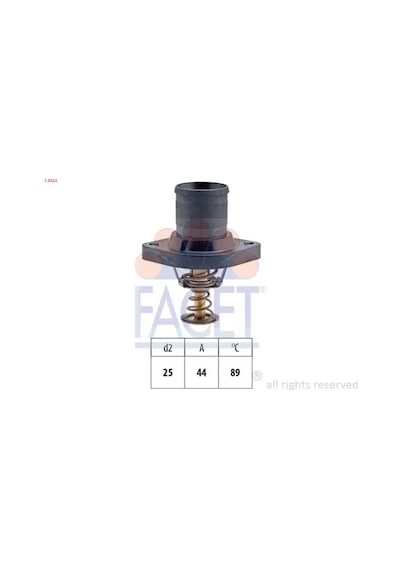 Peugeot 307 Termostat 1.4 2004-2008 Facet 78423