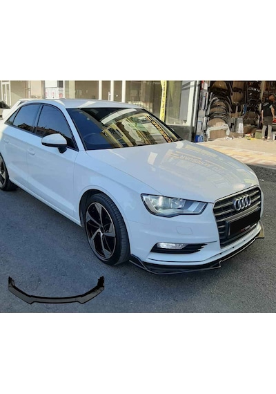 Sm Motors Audi A3 Ön Tampon Eki Bodykit Lip123 Pionablack Parlak Siyah