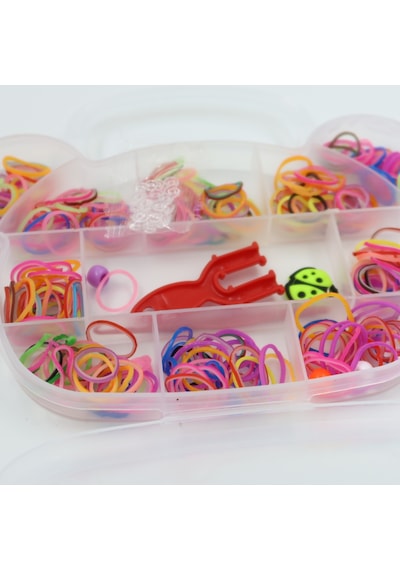 Lastik Bileklik Yapım Seti Kelebek Kutulu 16cm X 19cm