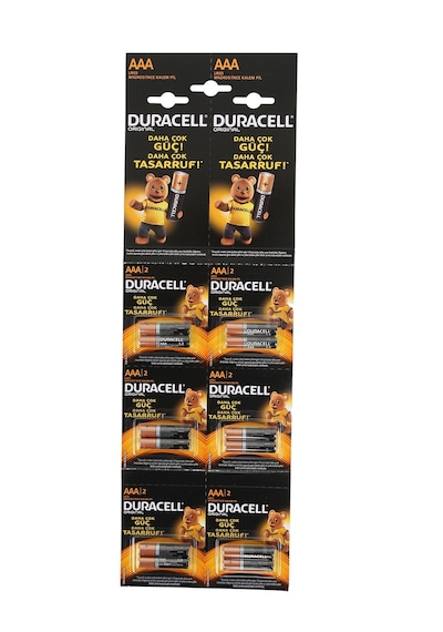 Duracell LR03/MN2400 Kartela AAA İnce Kalem Pil 12'li
