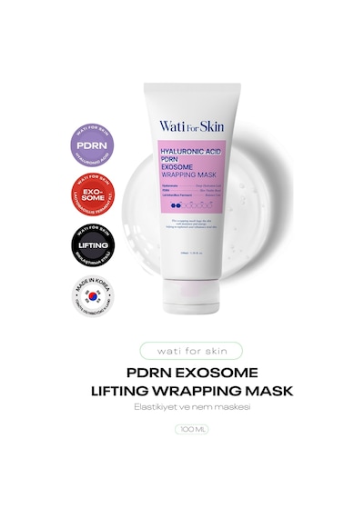 Pdrn Eksozome Lifting Maske Hyaluronic Acid Pdrn Exosome Wrapping Mask