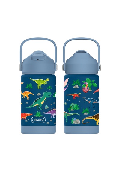 Sipnjoy - Flipsip Çocuk Su Termosu 360 Ml - Dino Roar