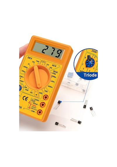 Digital Ölçü Aleti Multimeter Buzzer'li Avometre