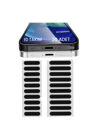 Emr/ 20 Adet Cep Telefonu Hoparlör'ü İçin Toz Önleyici Sticker, Apple Hoparlör Koruyucu Etiket