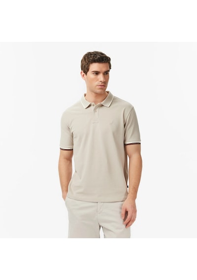 Nautica Regular Fit Polo Yaka Erkek T-shirt K65354t Bej