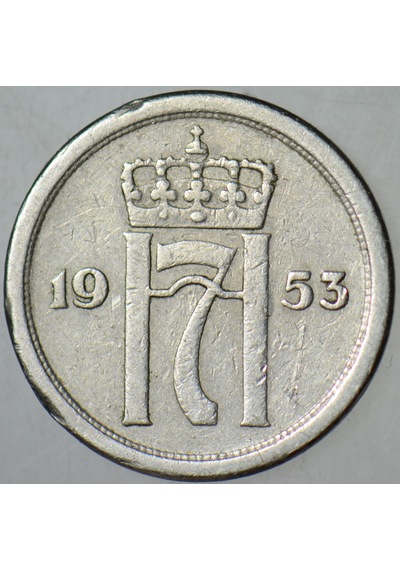Norveç 25 Öre 1953.
