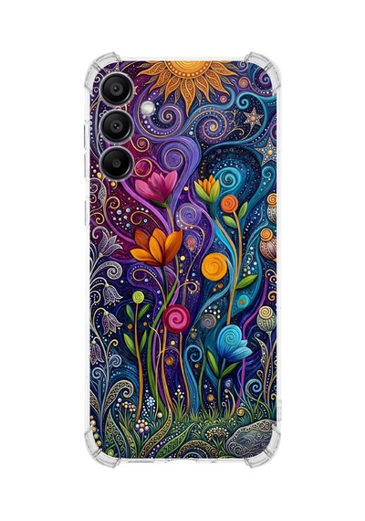 Printify Samsung Galaxy A16 İle Uyumlu Düşlerin Dansı Serisi Rüyalar Ötesi Tasarımlı Uv Baskılı Köşe Korumalı Antişok Kılıf Şeffaf