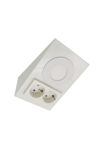 Prizli Beyaz Tezgah Altı Led Spot Armatür 3W 220V Beyaz Işık