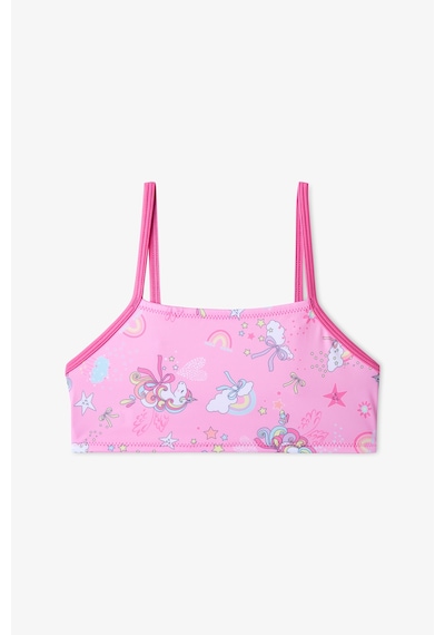 Penti Renkli Kız Çocuk Uniribbon Halter Bikini Takımı