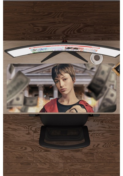 La Casa De Papel-tokyo V5 90x40 Xxl Gaming Kauçuk Kaymaz Taban Mouse Pad Fare Altlığı