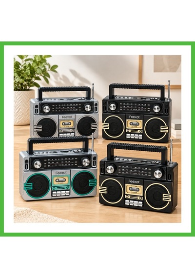 Vaveni Şarjlı Bluetooth Hoparlör - Fm Radyo, Usb/tf Mp3 Çalar, İbreli Arz