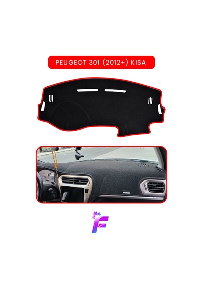 Peugeot 301 2012+ Kısa Kasa Uyumlu Torpido Örtüsü Çatlama Ve Isıya Karşı Tam Koruma T81