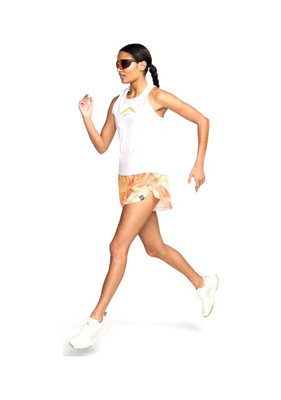 Nike Dri Fit Trail Graphic Running Kadın Koşu Antrenman Atlet Beyaz