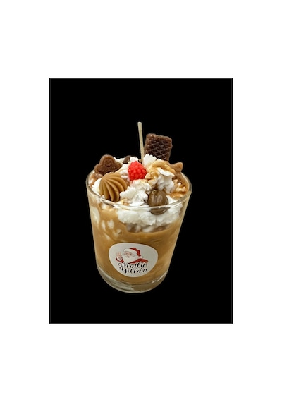 Cafe Latte Soya Mum Çikolata Kokulu Kahverengi