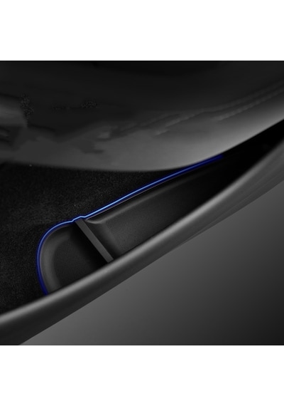 Tesla Model Y Juniper İçin Uyumlu Araç Kapı Ve Orta Konsol Zemin Koruma Seti - 5 Parça Siyah