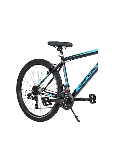 Sarissa Moon 26" Jant Mtb Ön Amortisörlü Shimano 21 Vites V Fren Wake Gidon Dağ Bisikleti Siyah Mavi