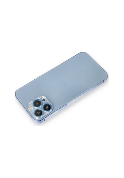 Newface Apple İphone Uyumlu 12 Pro Max Shine Kamera Lens Koruma Cam - Mavi 25779666