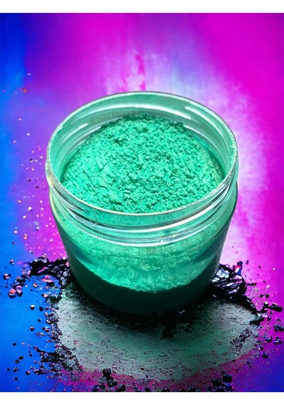 Epoksi Bazlı Sedefli Toz Pigment Oksit Yeşil 40 Gr